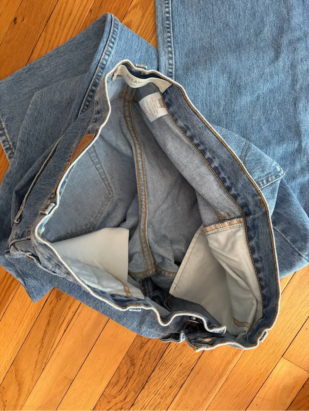 Levi 505 Jeans Relaxed Fit Classic Light Blue Men's Sz. W36 L36